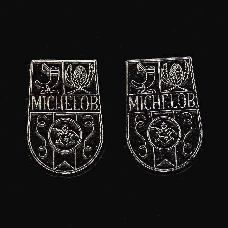 2x Lot Michelob Vtg Rubber Fridge Flexible Magnet 70\'s Advertise Beer