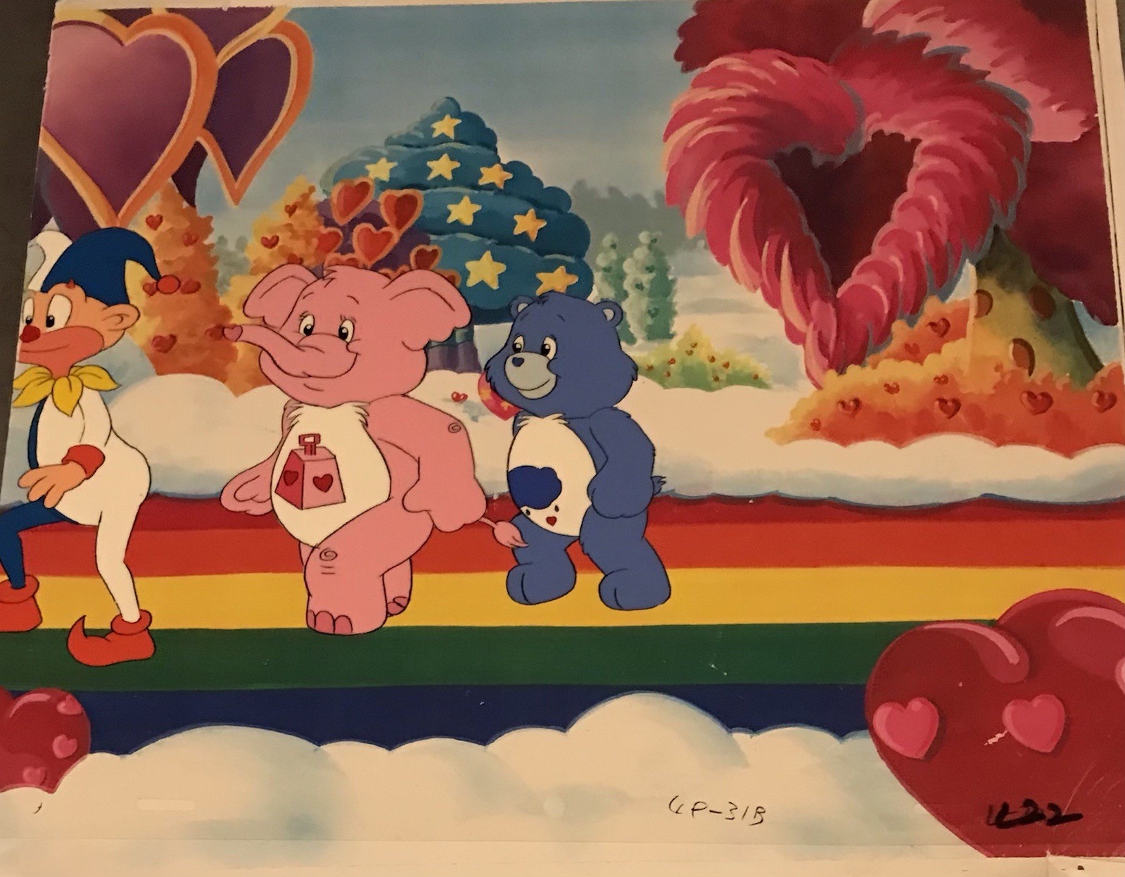 CARE BEARS  Original Animation Production Art Cel NELVANA