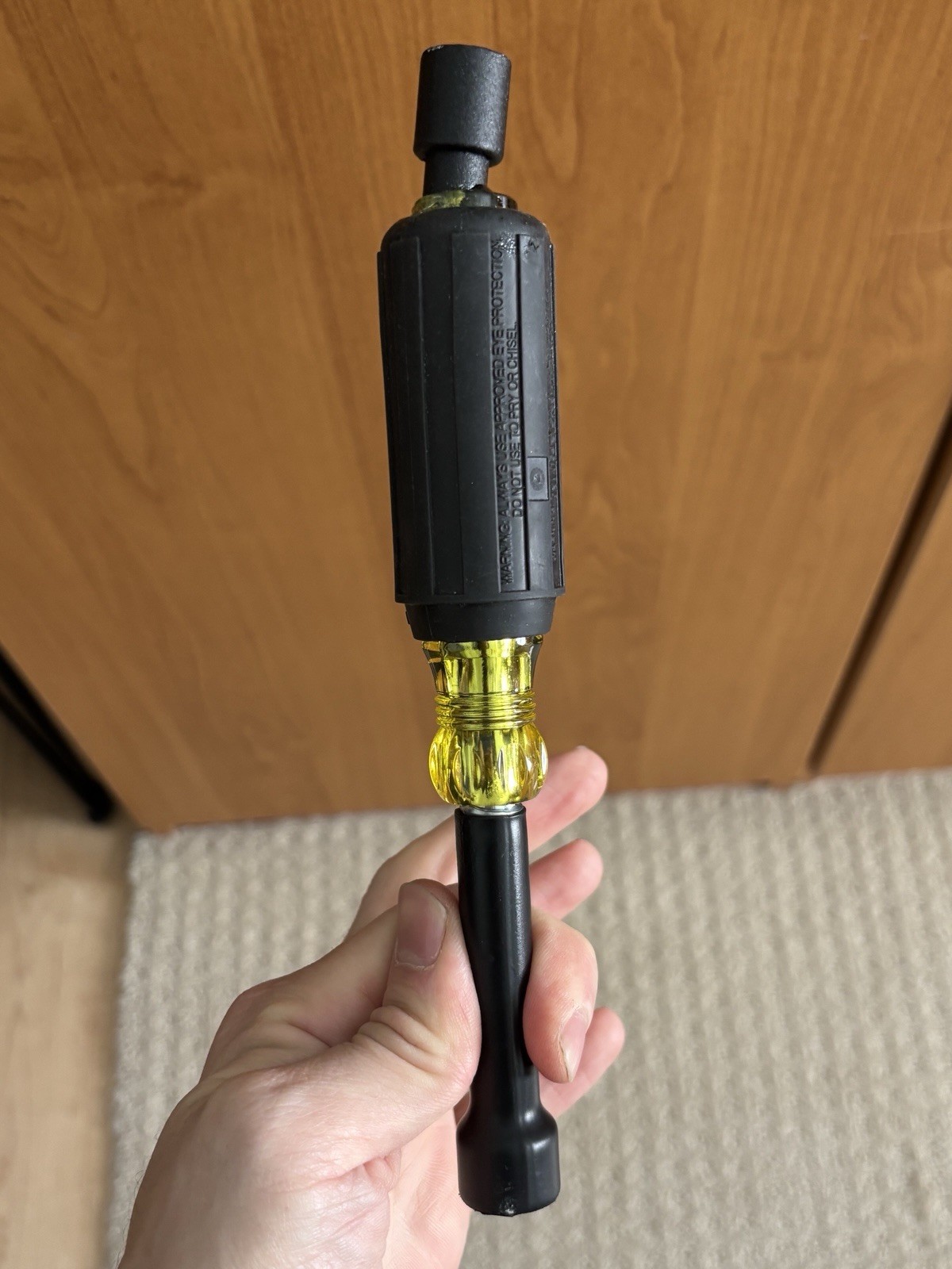 Signals and Switches 1/2 Inch Nut Driver with Triangle Raco Key AS SHOWN