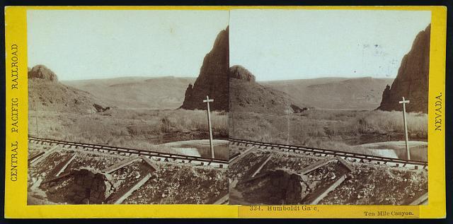 Humboldt Gate, Ten Mile Canyon c1900 Old Photo