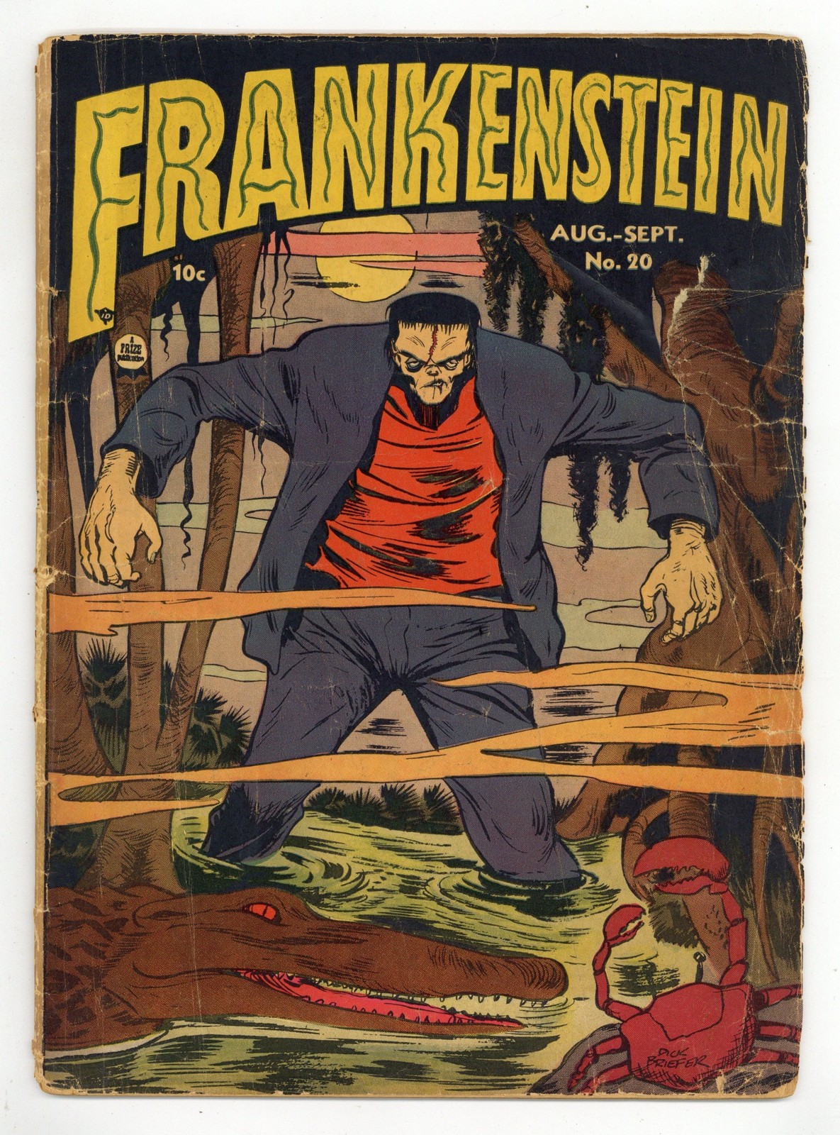 Frankenstein Comics #20 GD 2.0 1952