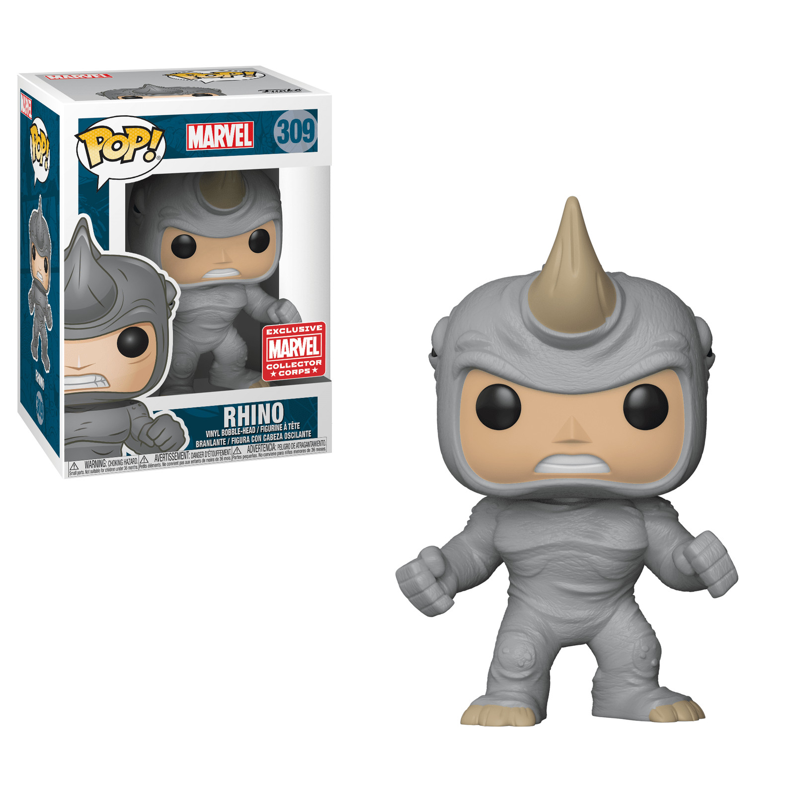 Funko POP Marvel Spider-Man Rhino #309 Vinyl Figure
