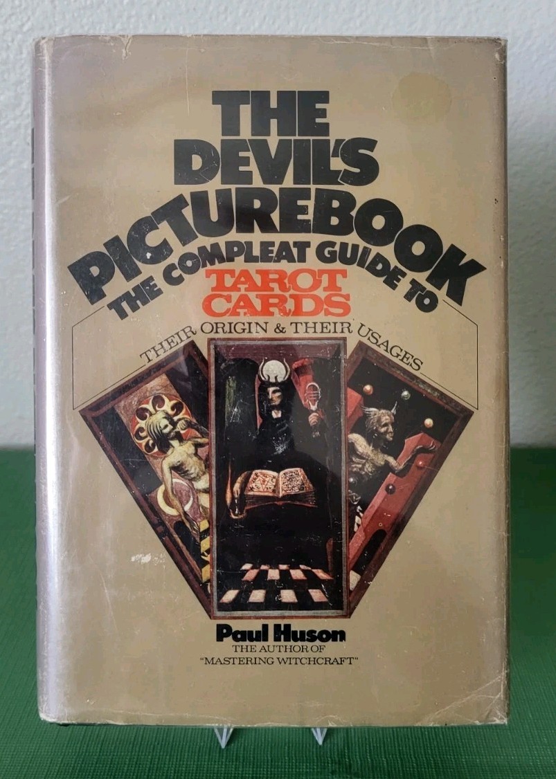 VTG • The Devil's Picture Book • Paul Huson • 1971 • 1st Ed • Hard Cover • Exc