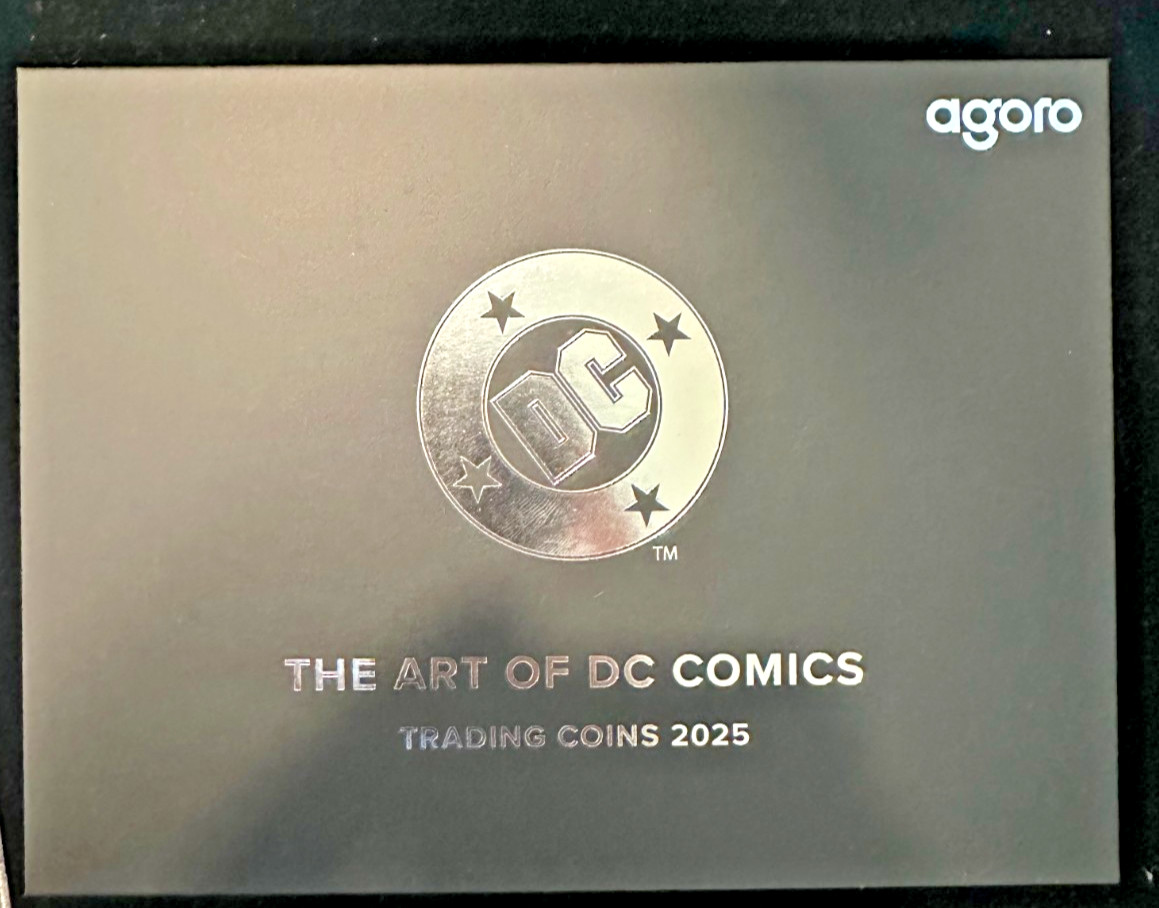 2025 Agoro Art of DC Comics Mint Trading Coins EMPTY BOX/BOOK - NO COINS