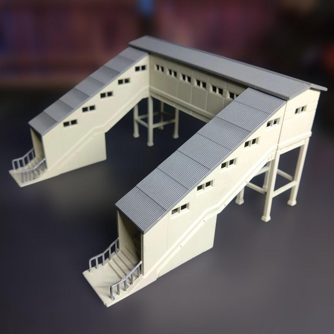 KATO 23-234 suburban overpass painted finished product #eb3592