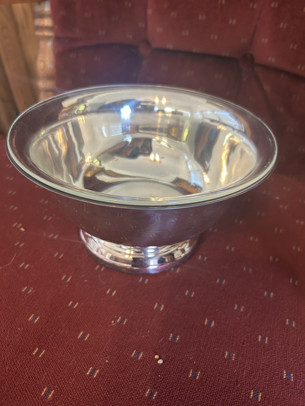 Vintage Towle Silversmiths Footed Bowl Original Box T391119 