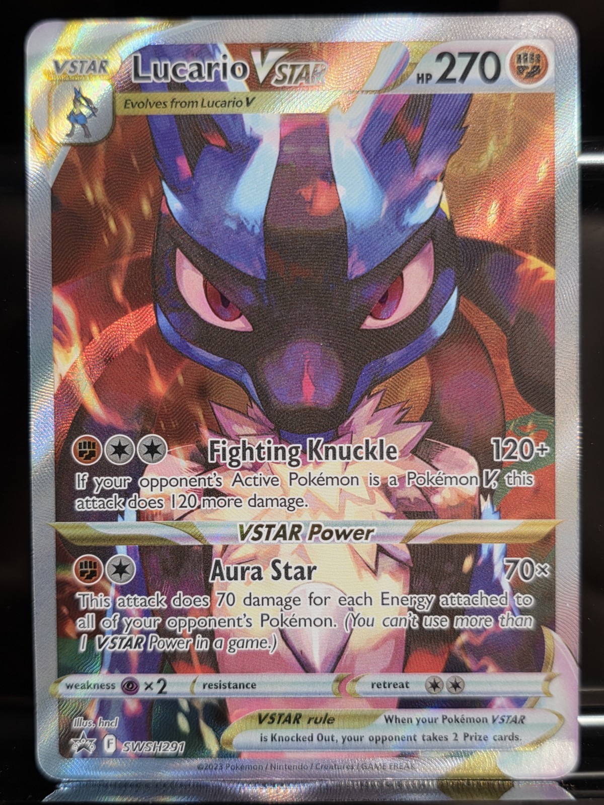 Lucario VSTAR SWSH291 SWSH: Sword & Shield Promo Cards Holo