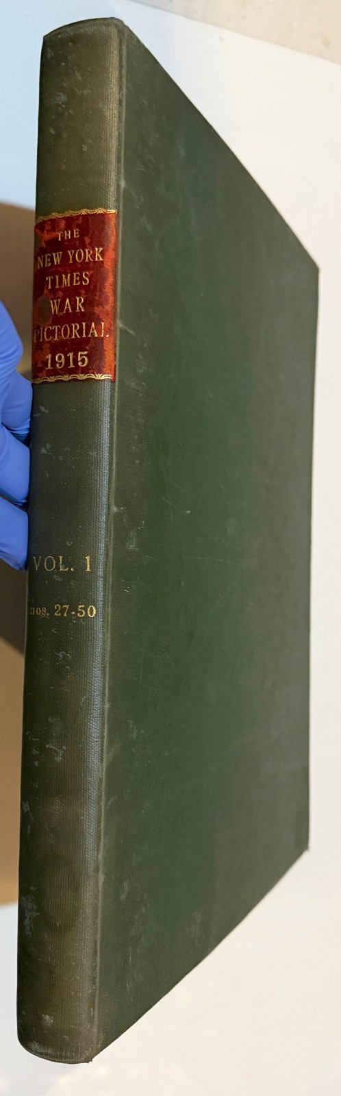 BOUND 1915 Mid-Week Pictorial NY Times newspaper WORLD WAR magazines hardcover