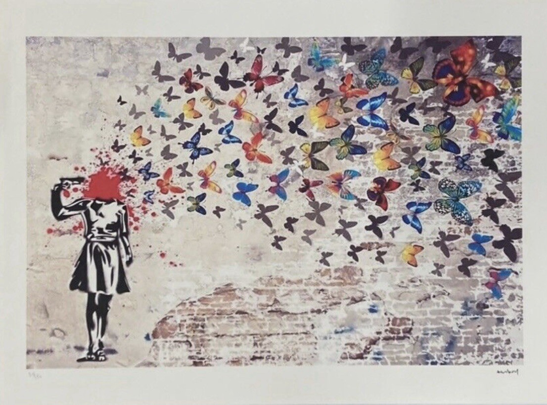 Banksy (after): Large Certified Digigraph - Edition of 50 - Hand Numbered