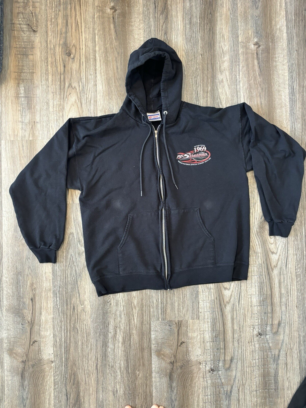 Vintage RK Stratman Harley Davidson Full Zip Jacket
