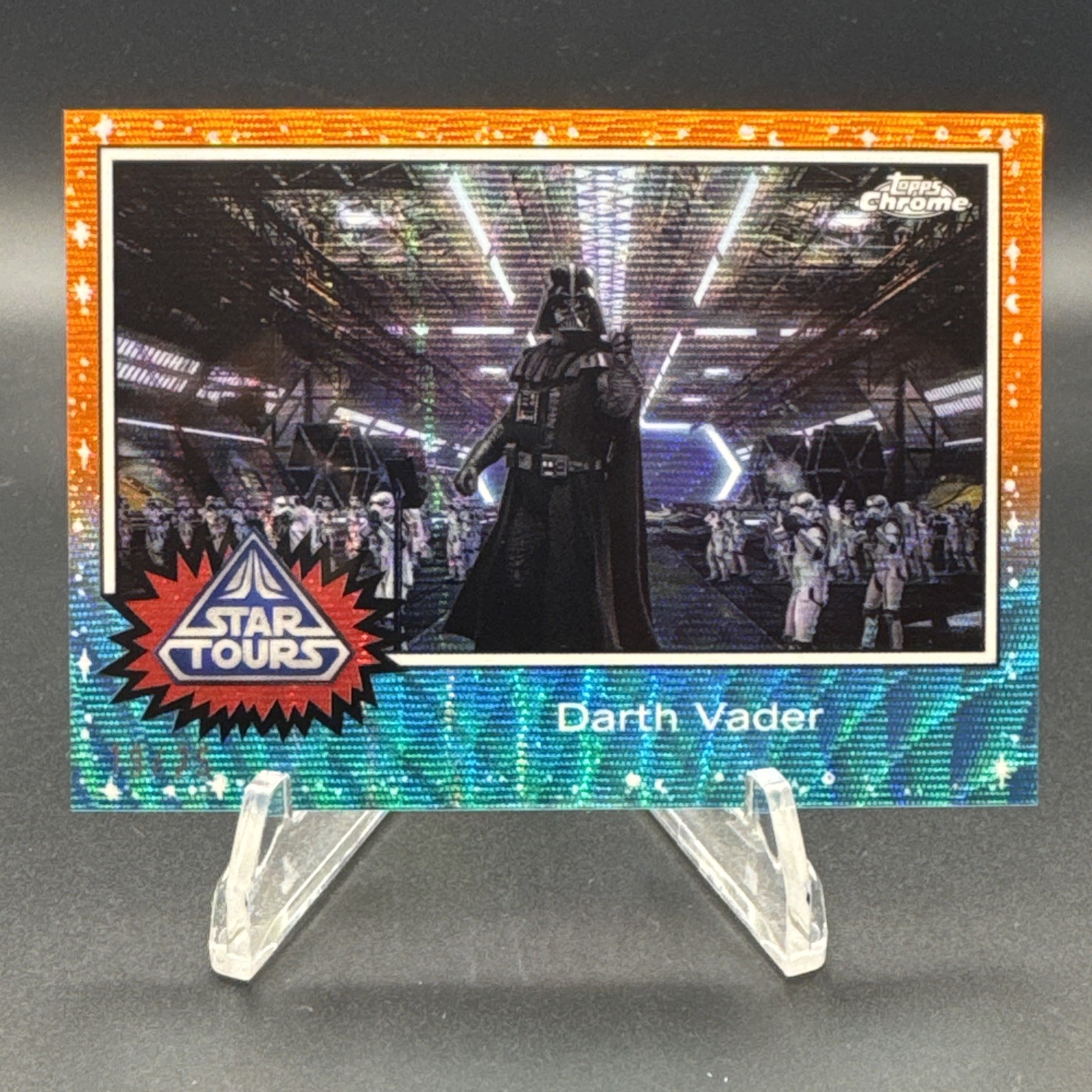 2025 Topps Anniversary #77ST-10 Darth Vader Topps Chrome Wave Refractor #/25