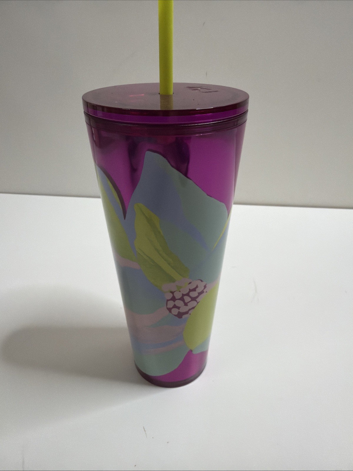 Starbucks 2024 Magenta Dichroic Magnolia 24 Oz Venti Cold Tumbler Spring