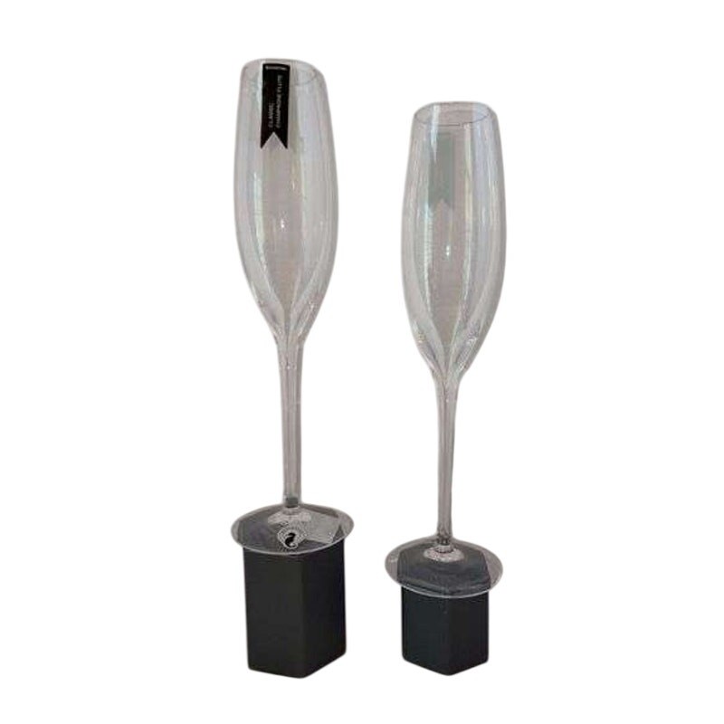 Pair of Waterford Crystal Classic Champagne Flutes in Original Box Size 11\