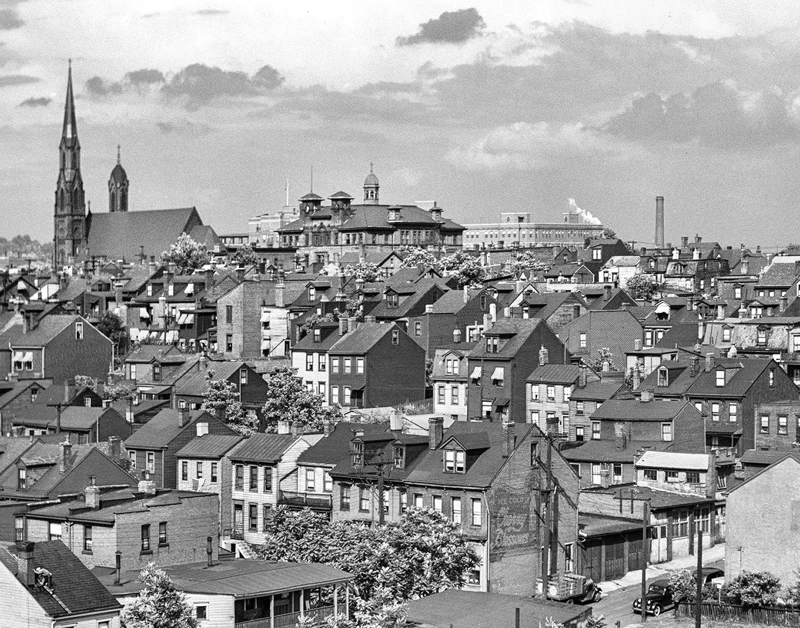 1941 View of PITTSBURGH Pennsylvania PHOTO  (198-i )