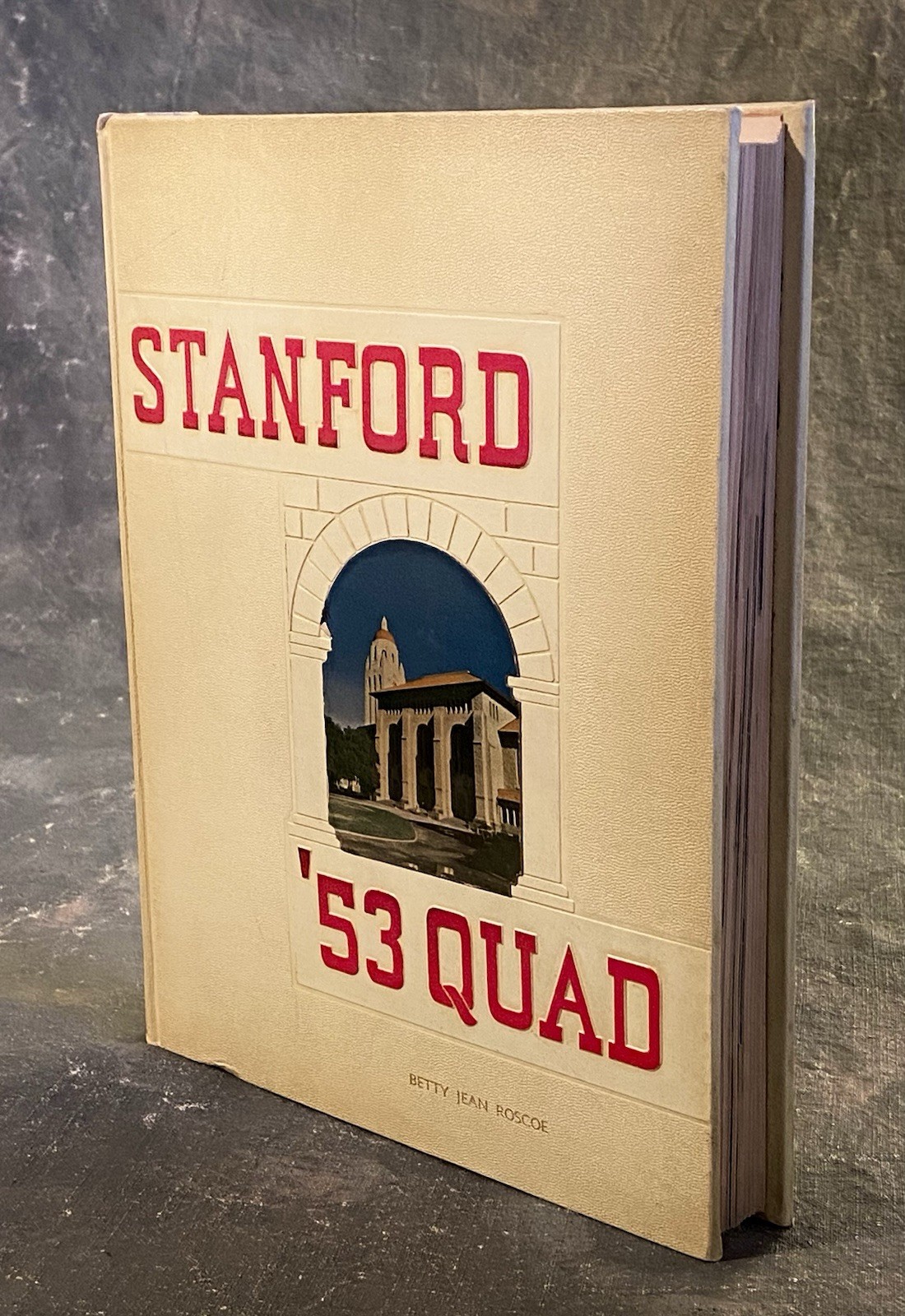 1953 Stanford Quad Yearbook W/Dianne (Goldman) Feinstein, Olympian Bob Mathias