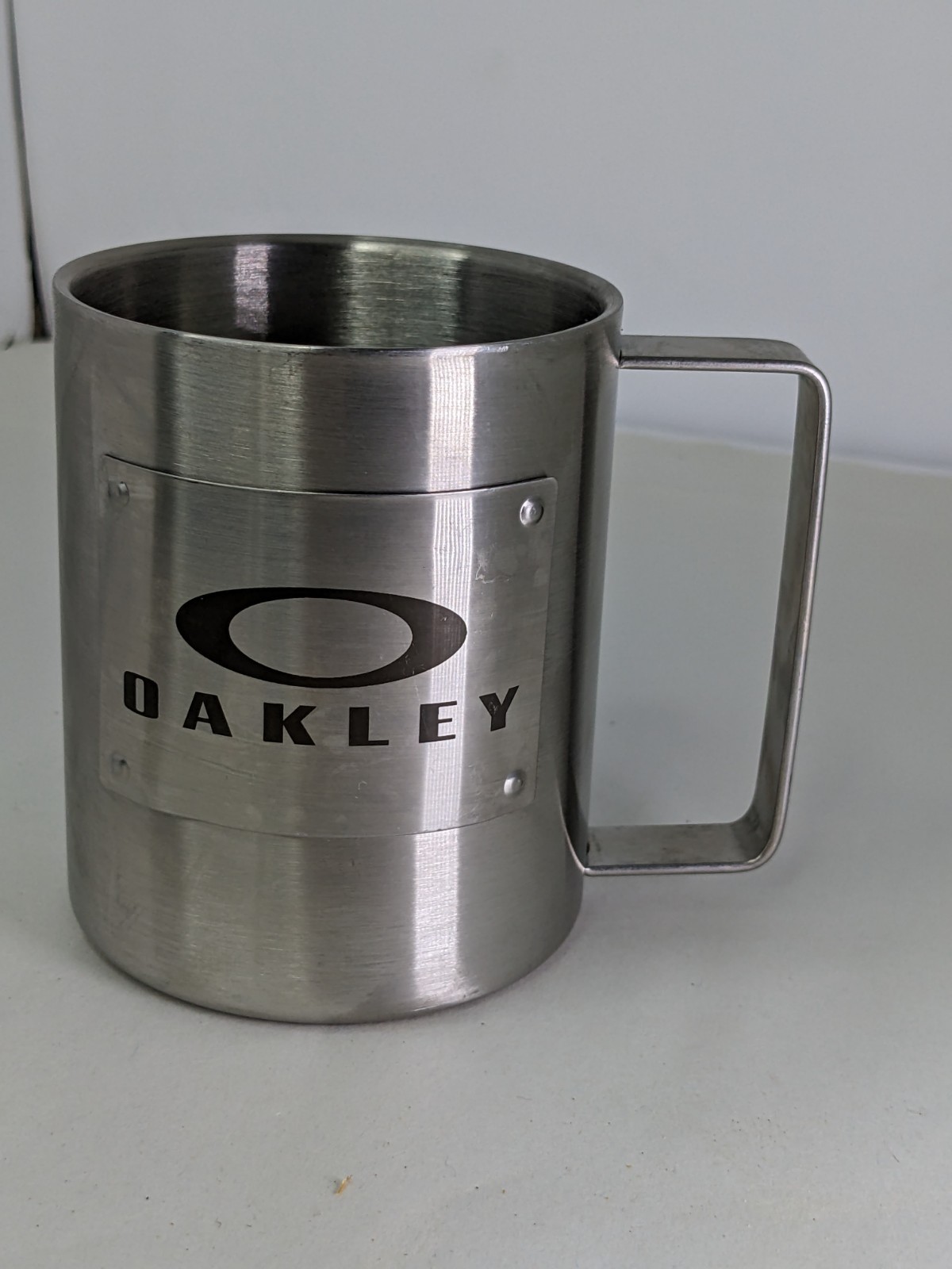 Oakley Stainless Steel Mug Metal Promotional 2016 Rare *NO BOX*