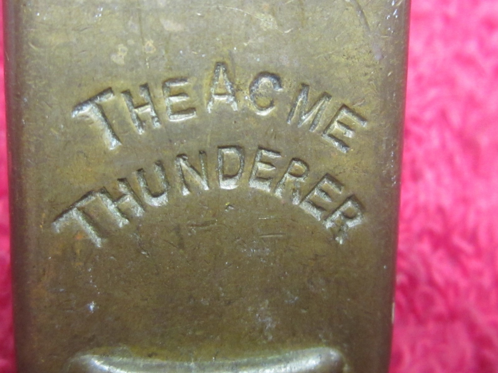 ENGLAND VINTAGE BRASS MILITARY WHISTLE  - WORLD WAR I OR WW11 ERA