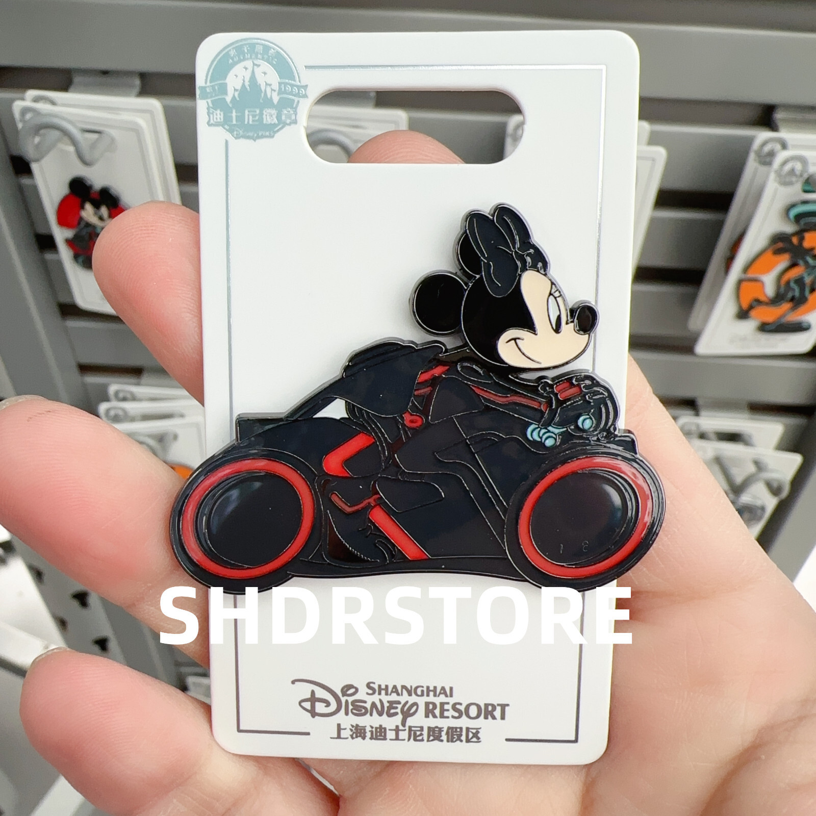 Disney pin authentic 2025 Tron power run minnie mouse shanghai disneyland