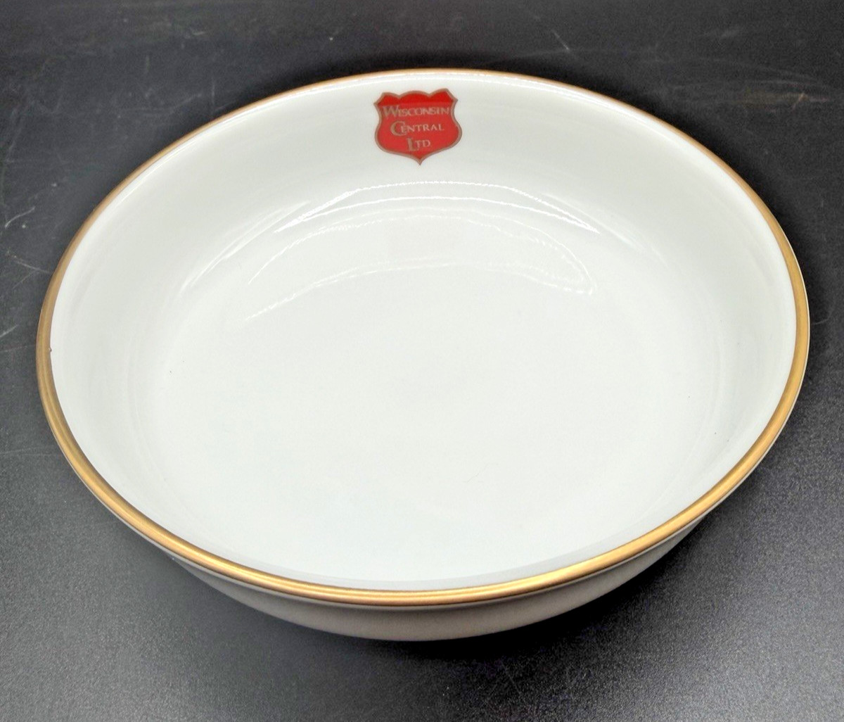 RARE Wisconsin Central Ltd. Business Car Pattern Vegetable Bowl/Dish