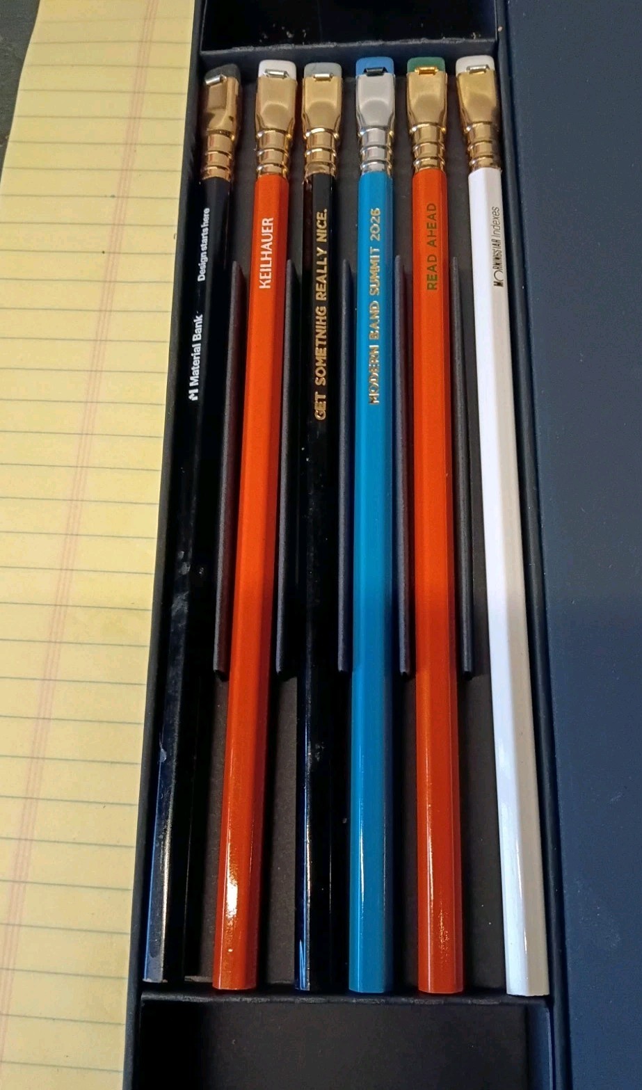 Blackwing Pencil Lot 6 Custome Pencils In Gift Box