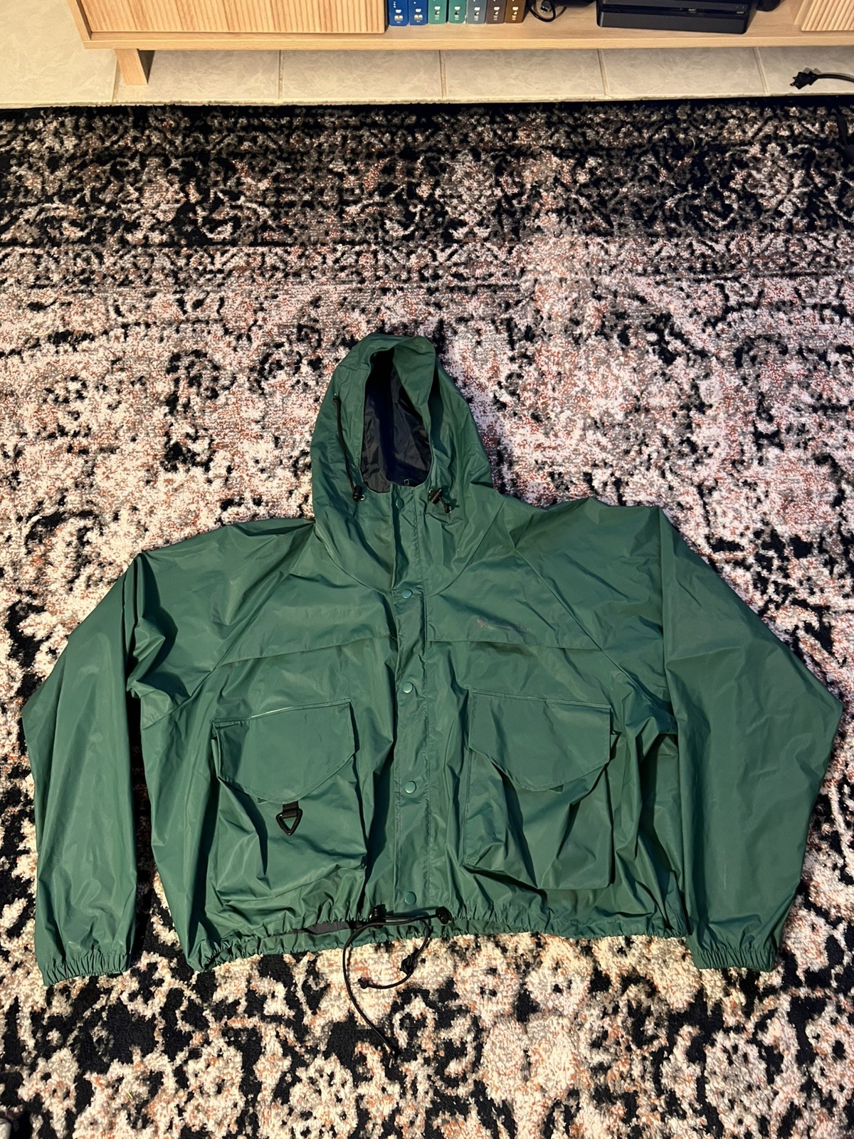 Columbia Pfg Fishing Jacket Mens XXL Green Men Rare Outdoor Model 