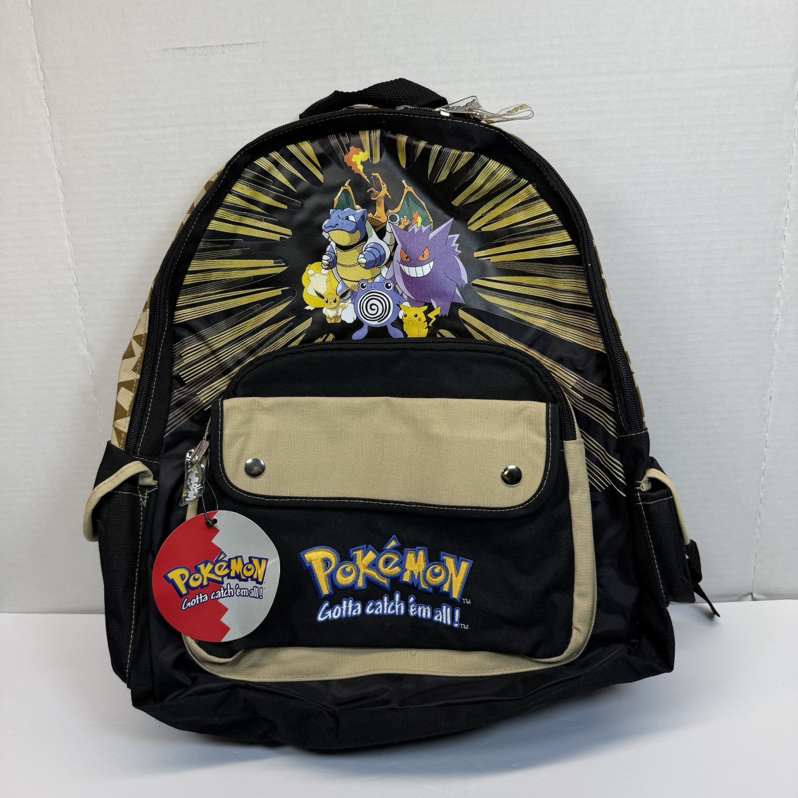 Vintage 1999 Pokémon Backpack Licensed by Nintendo NEW With Tags