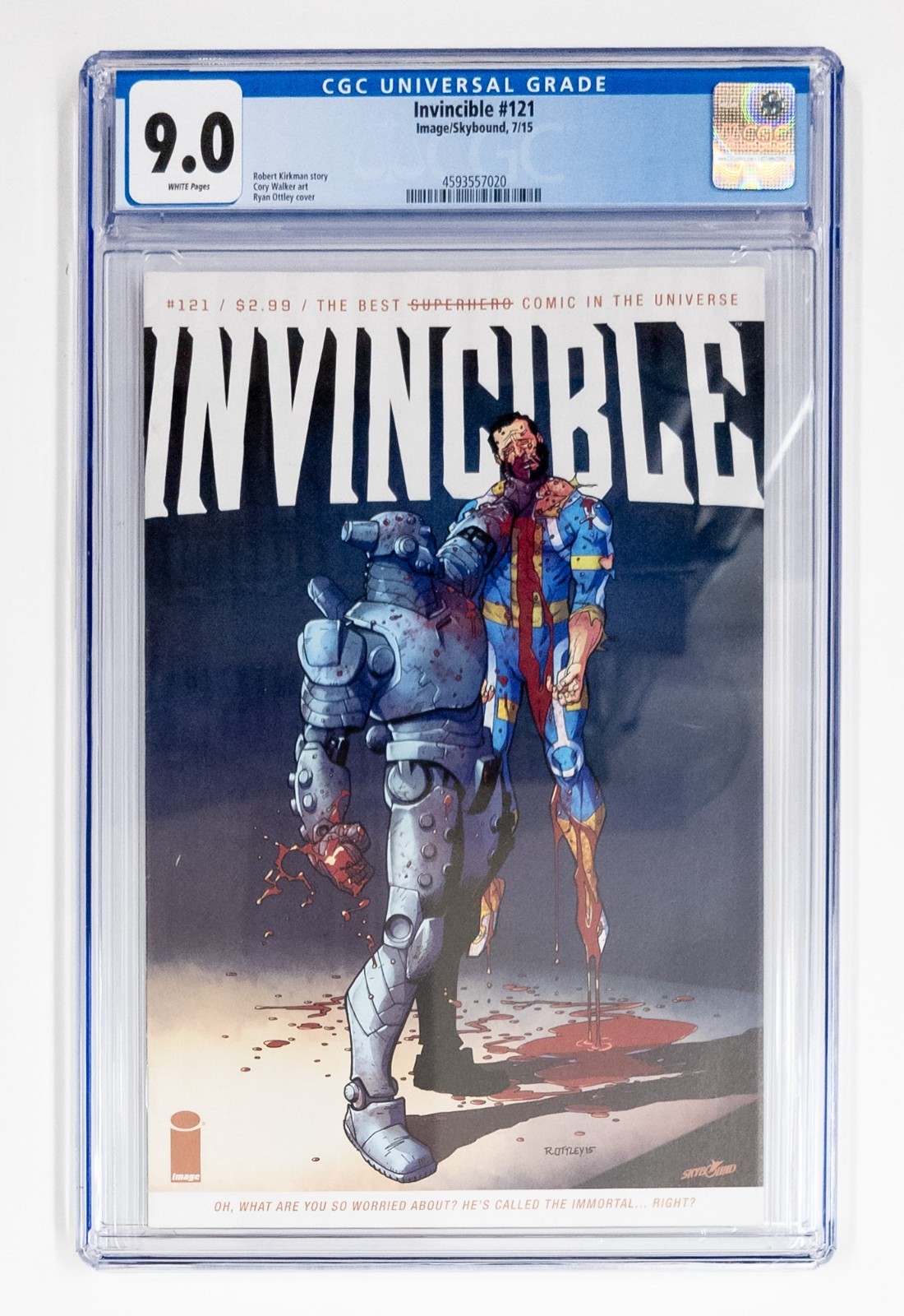 INVINCIBLE #121 - CGC 9.0 - 07/2015