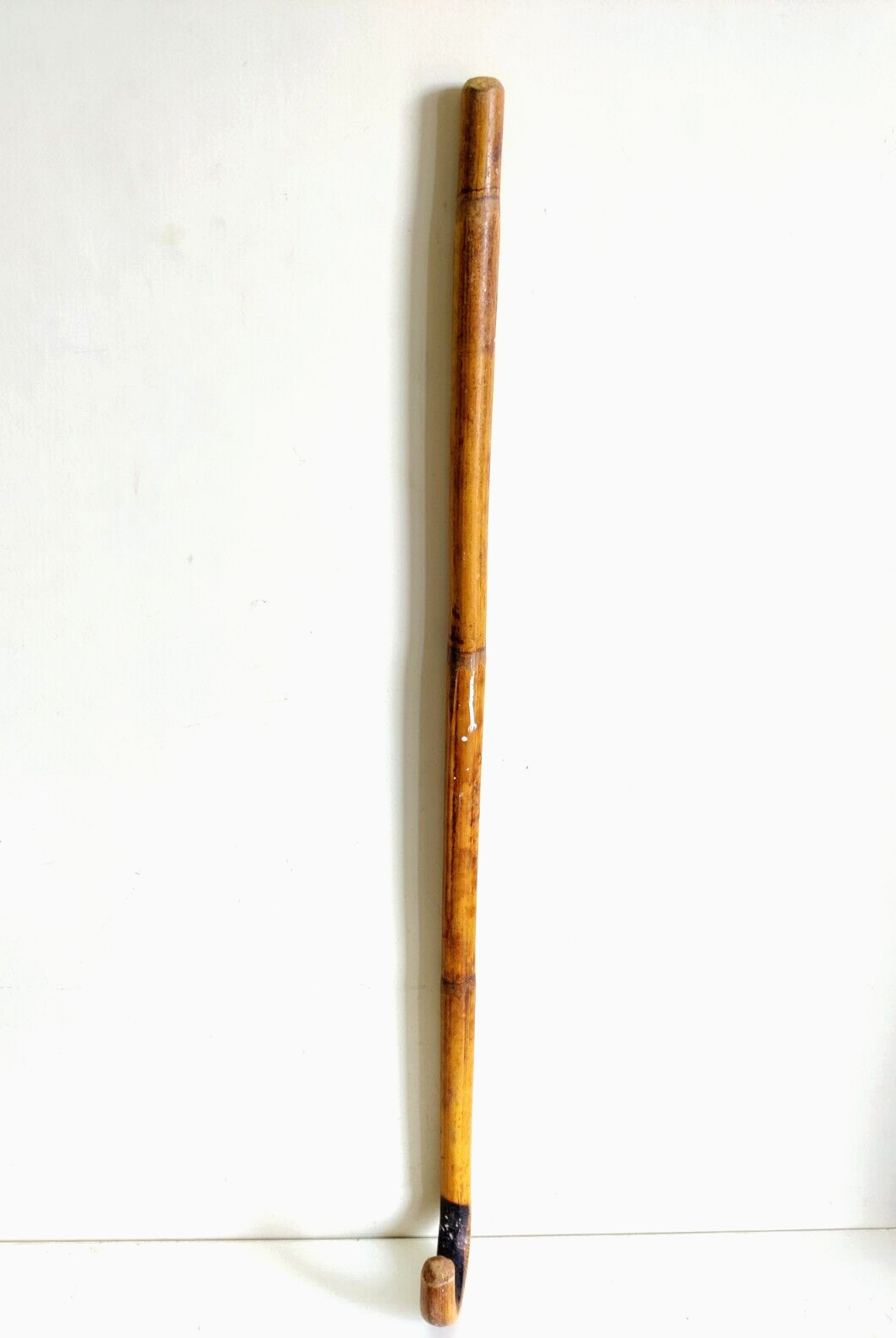 Vintage Old Man Wooden Walking Stick Decorative Collectible Props W45