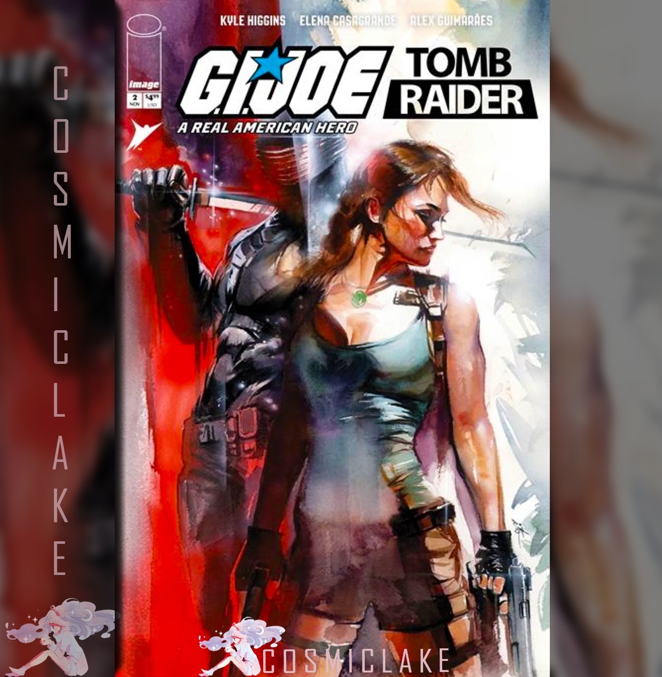 Gi Joe Real American Hero Tomb Raider #2 Ito 1:50 Ratio Variant Presale 11/4☆
