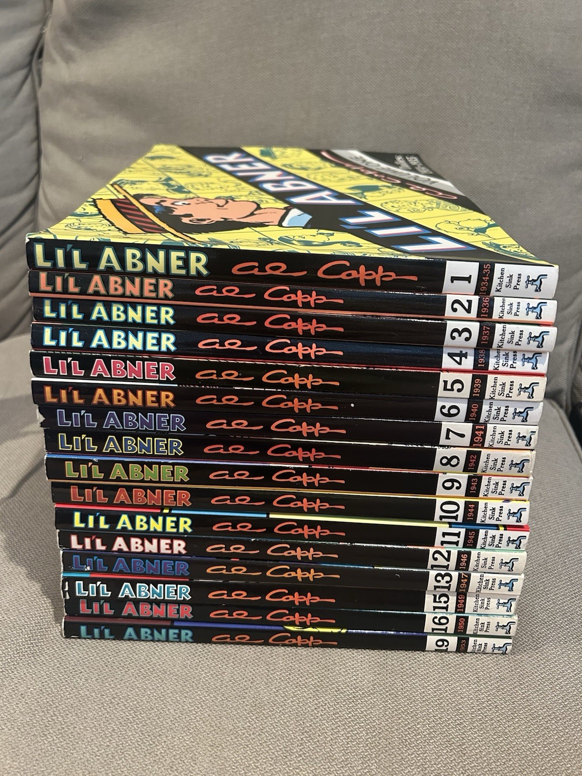 Li'l Abner by Al Capp 16 Various Volumes Dailies Kitchen Sink Press Comics