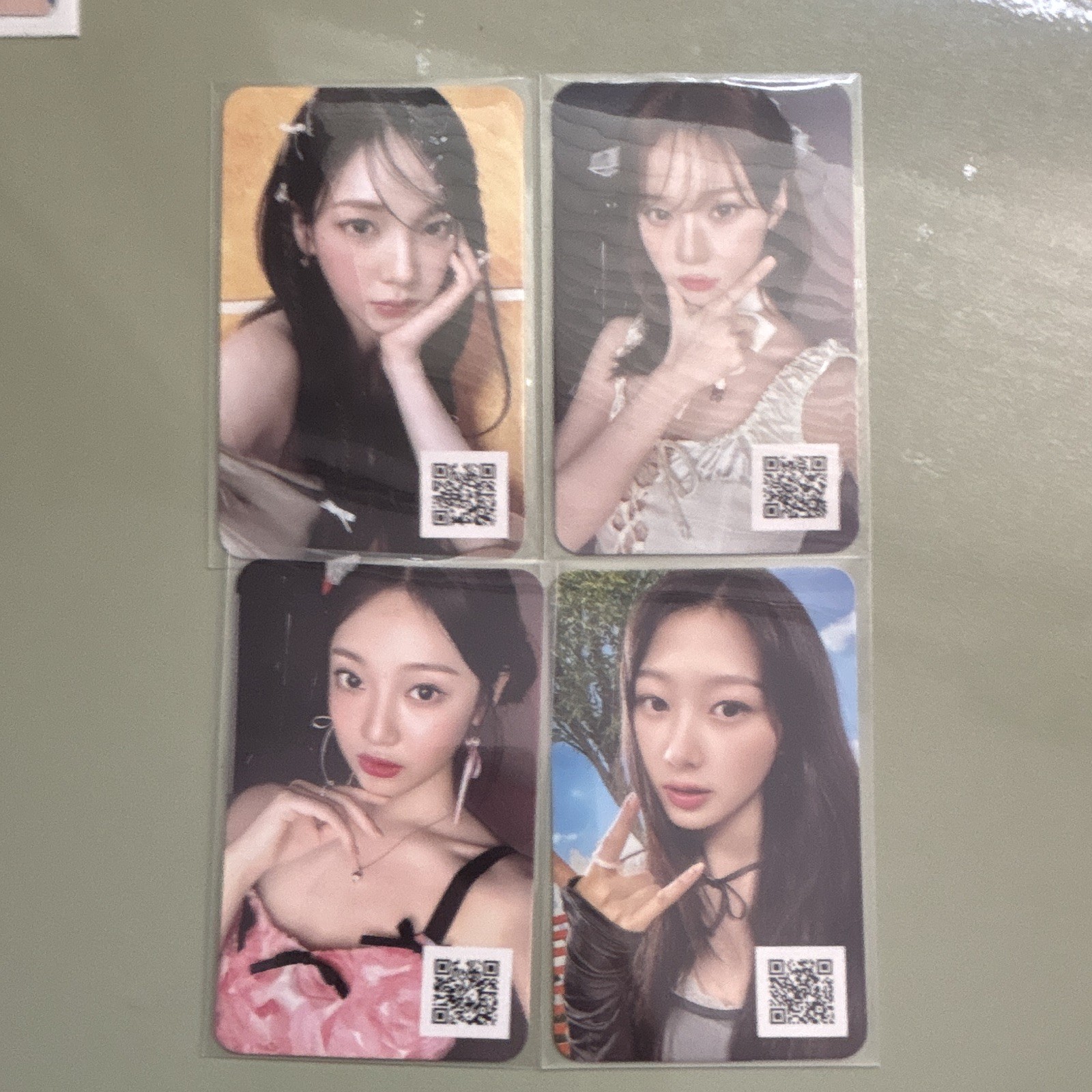aespa rare excusive interaction photocards
