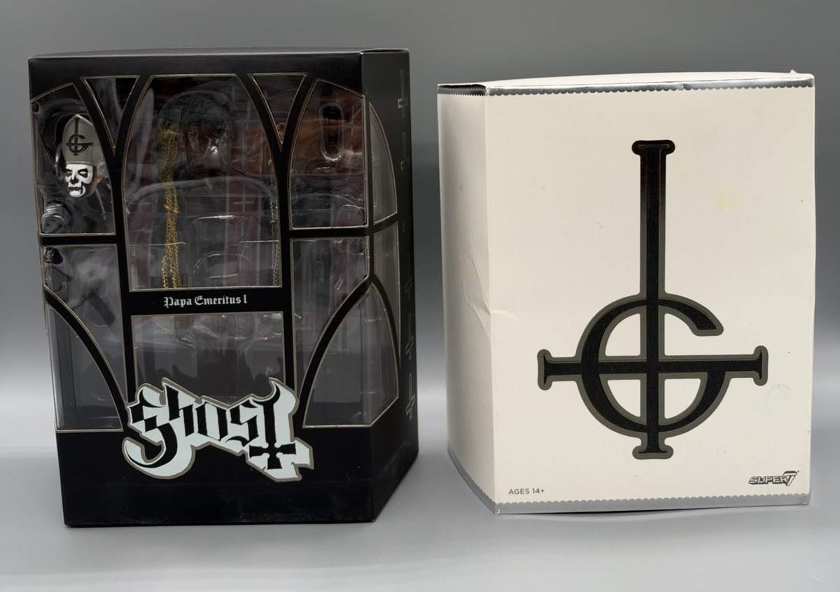 Super7 Ultimates Ghost Papa Emeritus I 1 *NO FIGURE* ACCESSORIES & BOX ONLY RARE