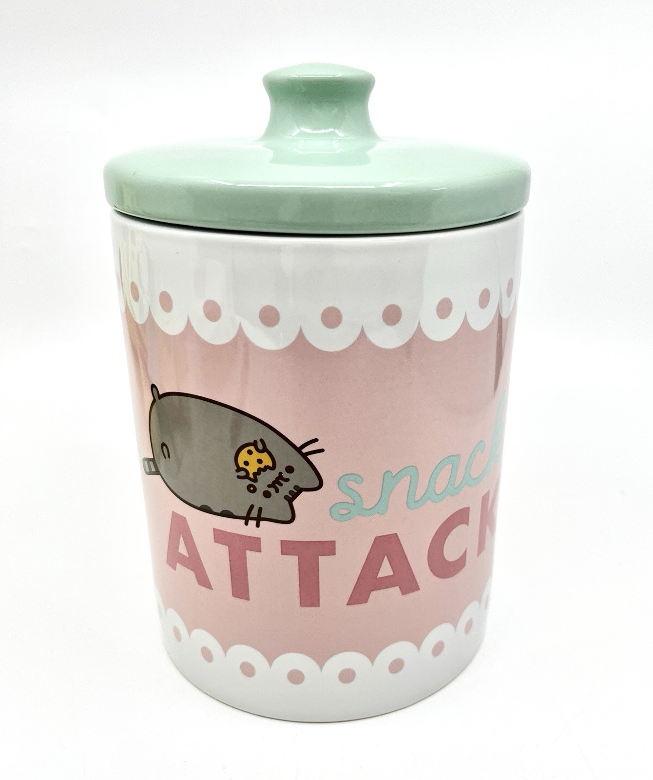 Pusheen 2019 Snack Canister Ceramic Kitchen Jar w Lid Medium Box NEW