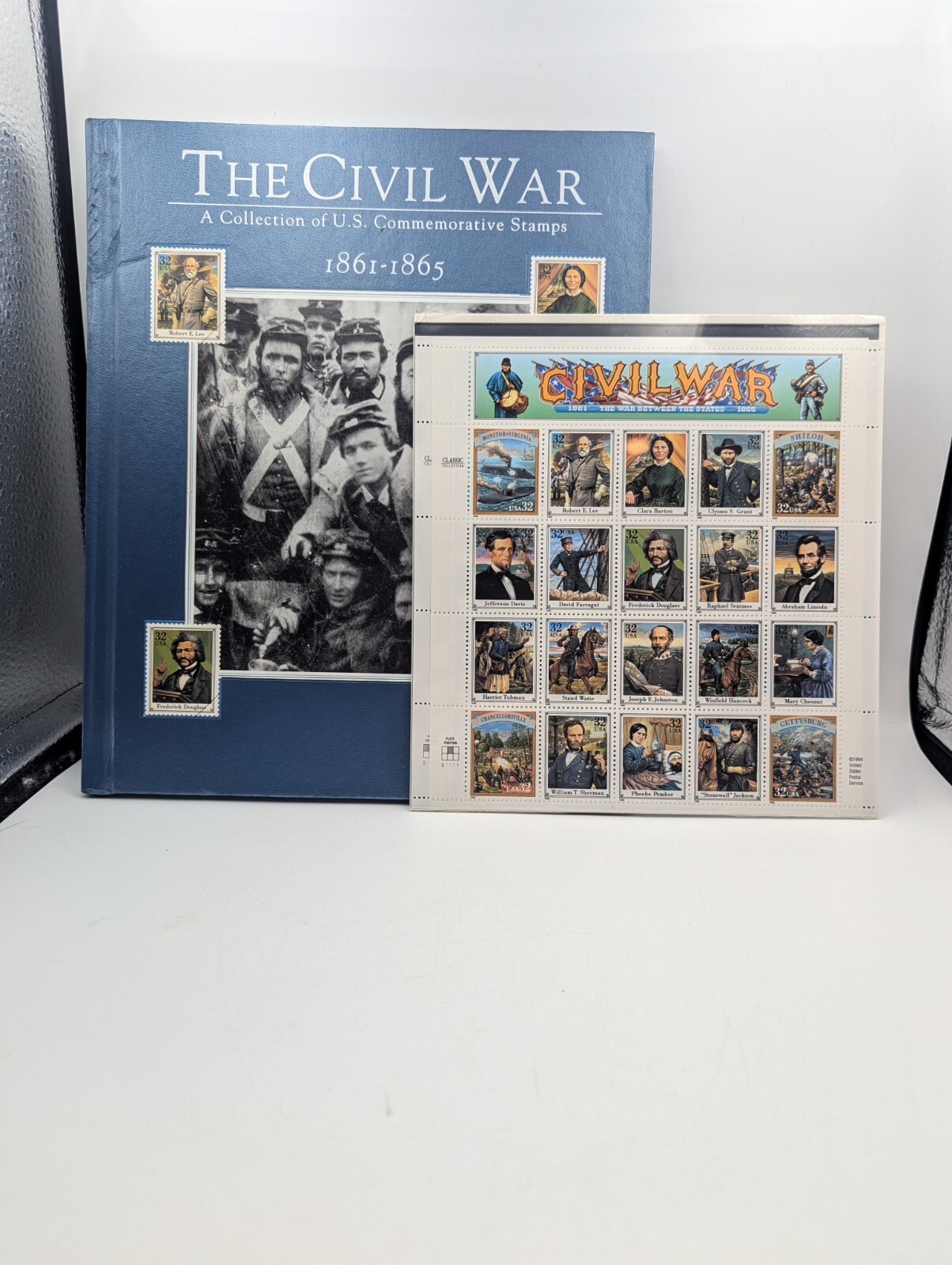 READ The Civil War A Collection Of Commemorative US Stamps 1861-1865 Has Stamps