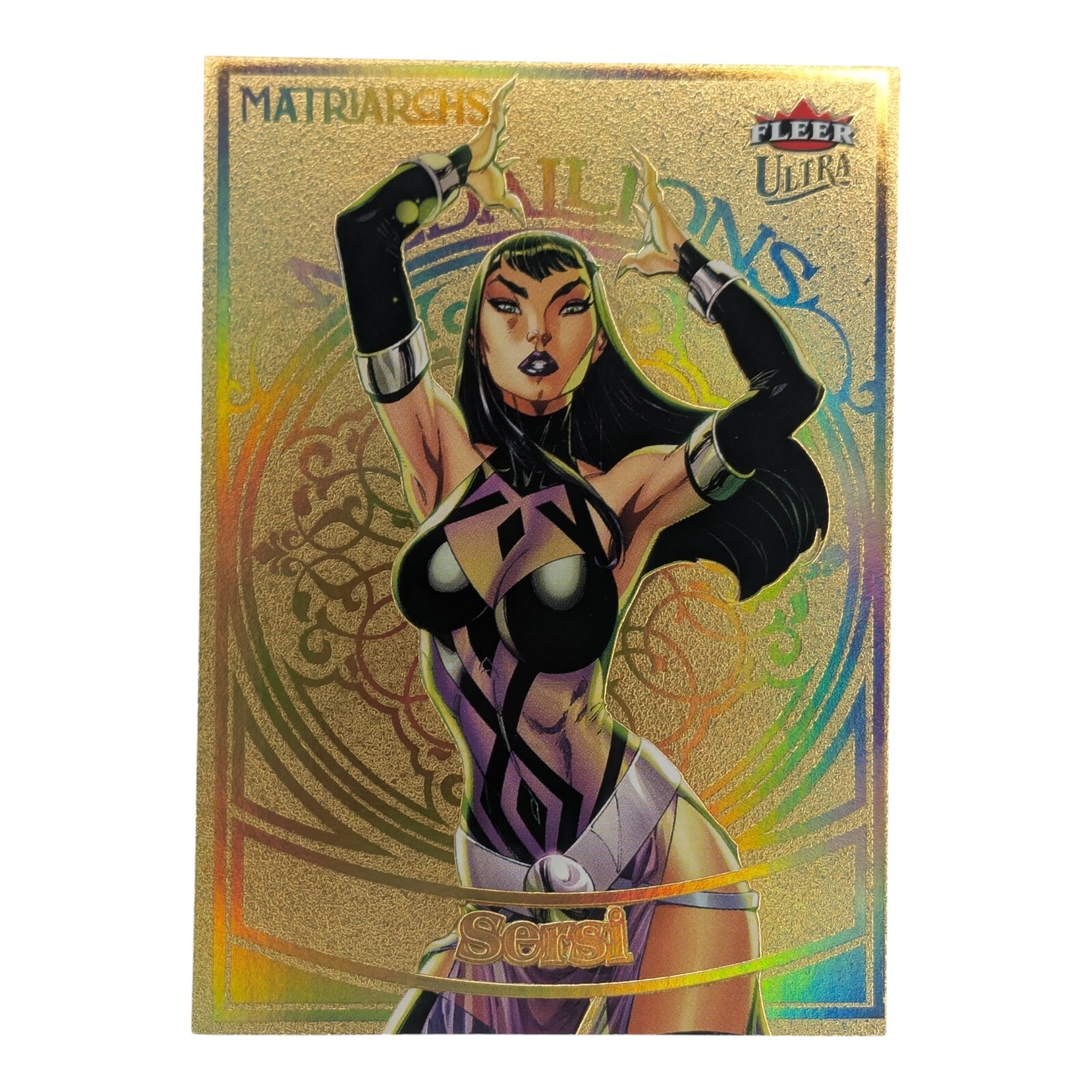 SERSI 2024 Fleer Ultra Matriarchs of Marvel Medallions GOLD 056/200 UD #M-42