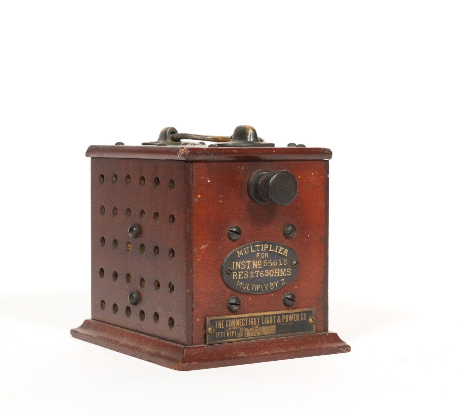 1915 General Electric Multiplier For Voltmeter * Connecticut Light & Power Co.