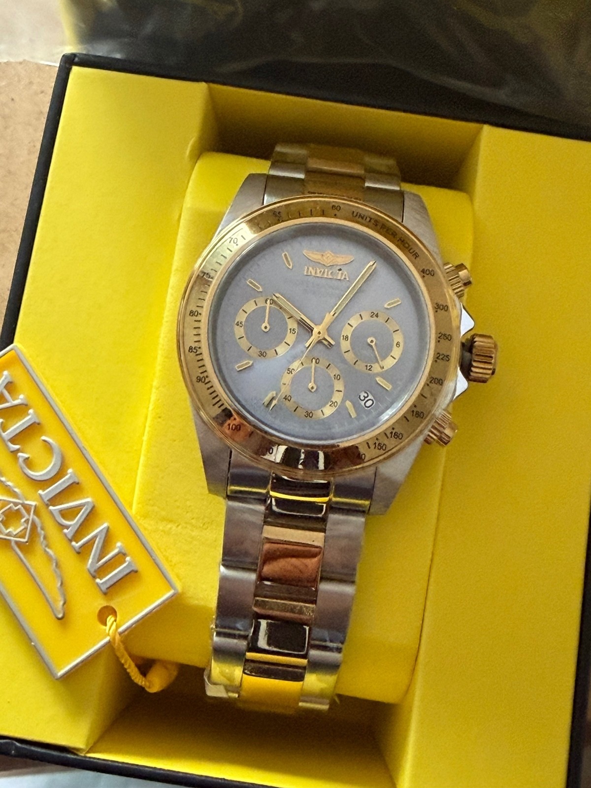 INVICTA SPEEDWAY MENS 39.5mm WATCH -2 TONE $299
