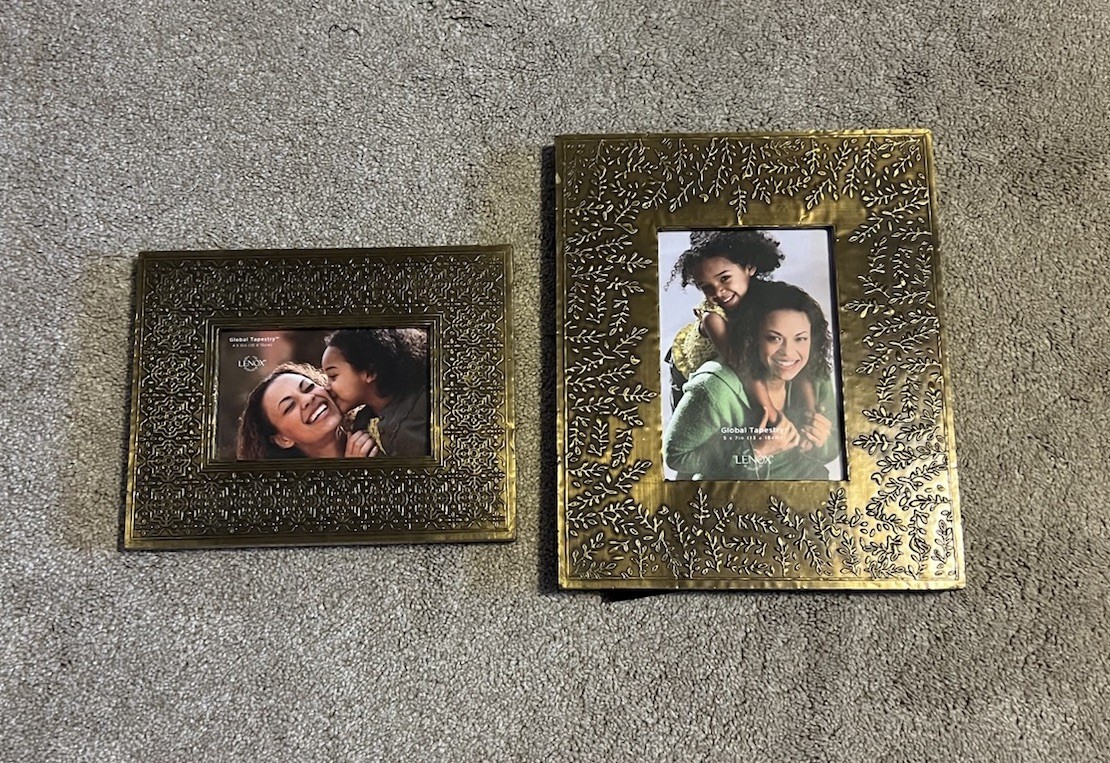 Lenox Global Tapestry Picture Frame Lot of 2