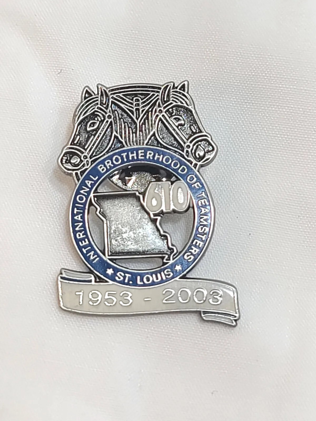 International Brotherhood Teamsters Local St Louis Missouri 610 Pin 1953-2003