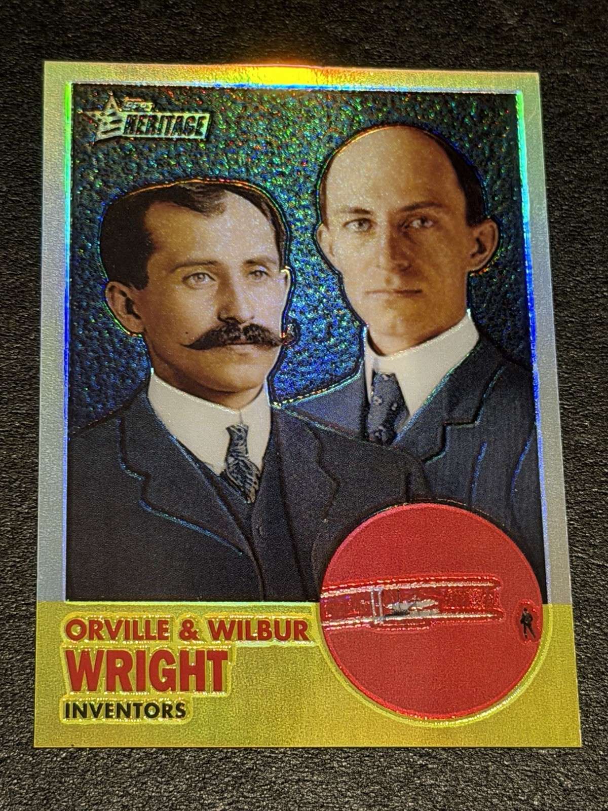 2009 Topps American Heritage Orville & Wilbur Wright #C42 Chrome Refractor 06/76