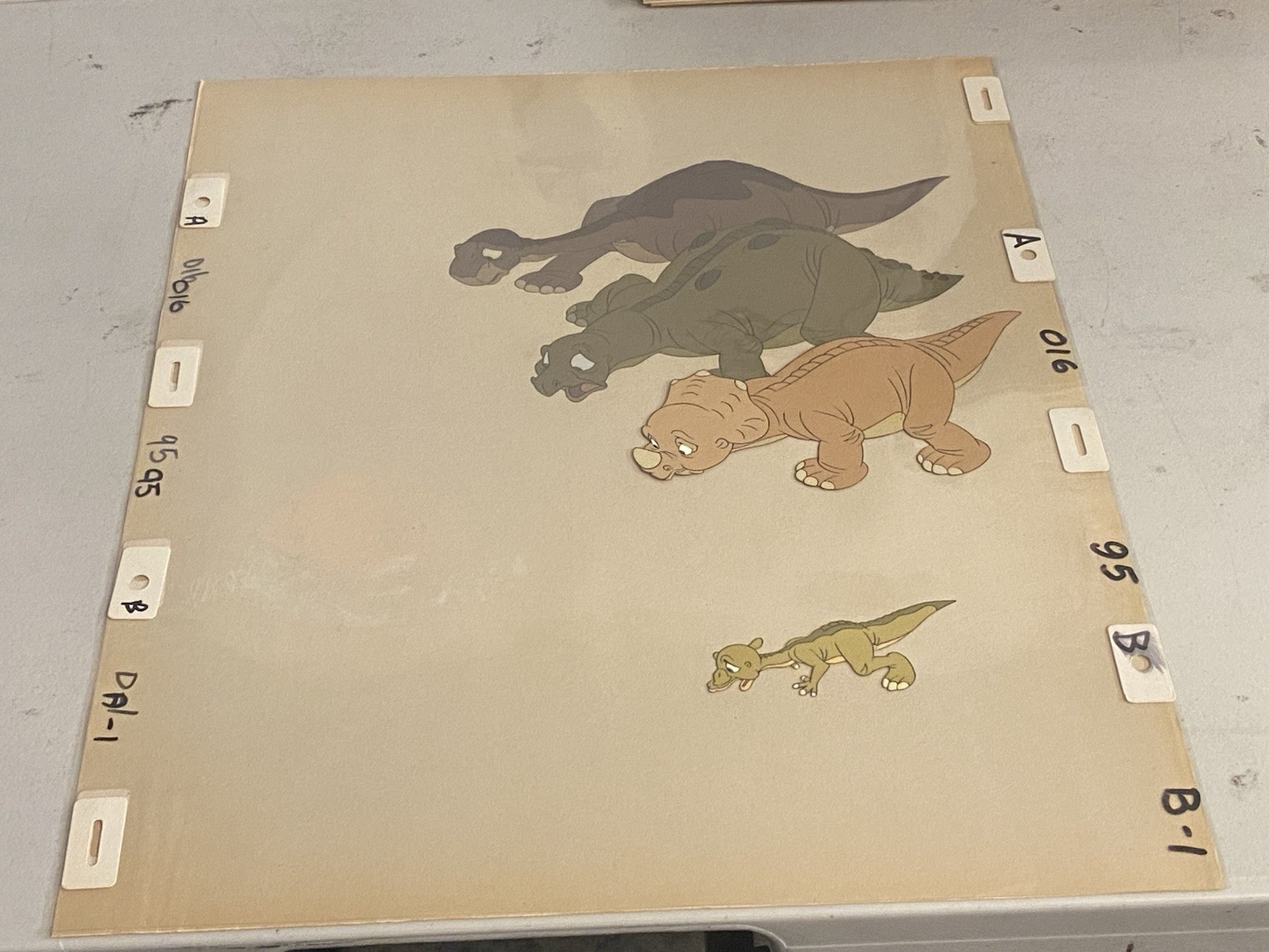 The Land Before Time Original Movie Cel 1988