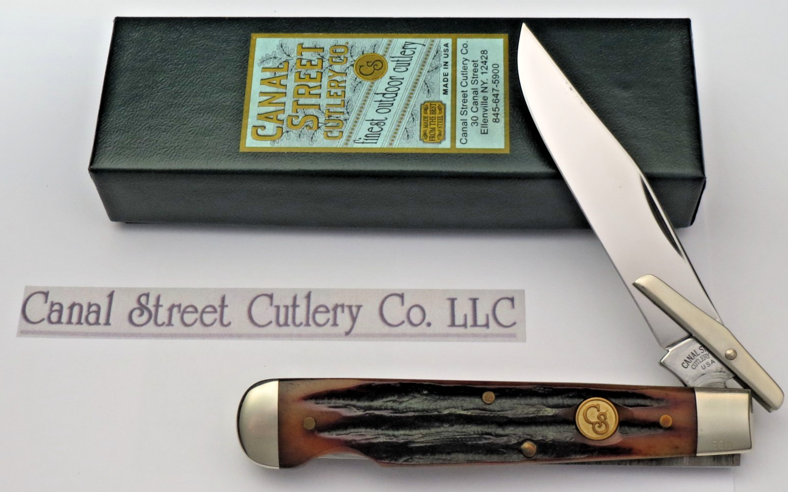 Canal Street First Production Folding Guard Lockback Knife - MINT New Old Stock