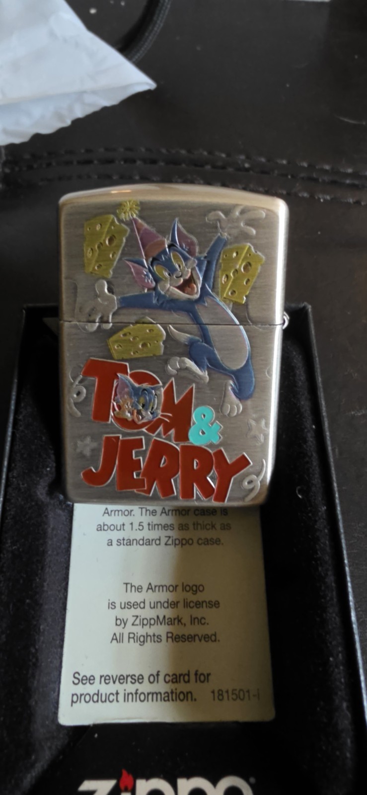 Limited Tom And Jerry Armour Import Zippo