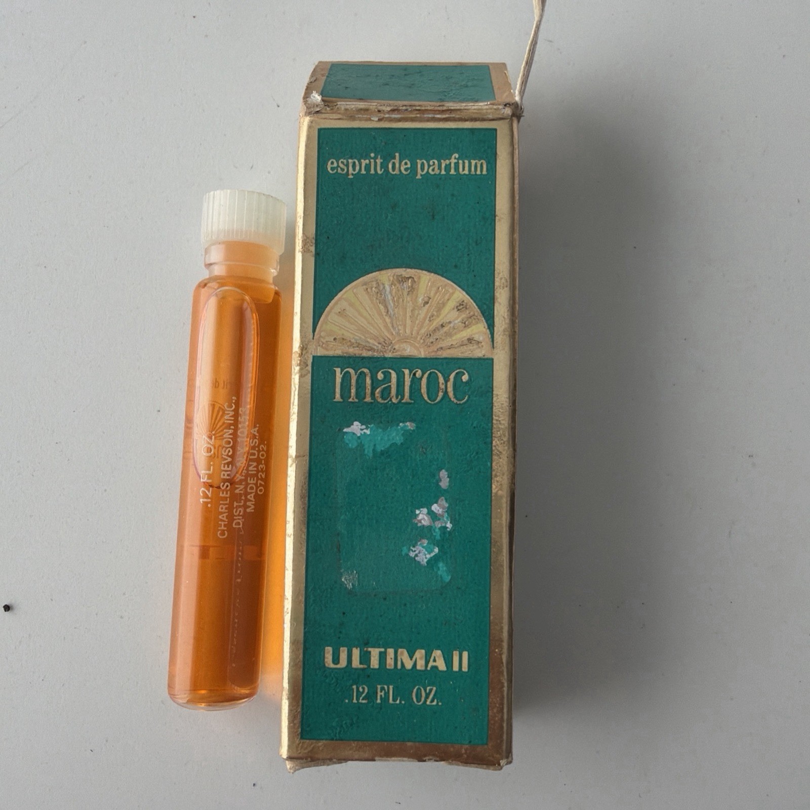 Vintage Ultima II Maroc Esprit De Parfum Mini Splash 0.12 oz Charles Revson NIB