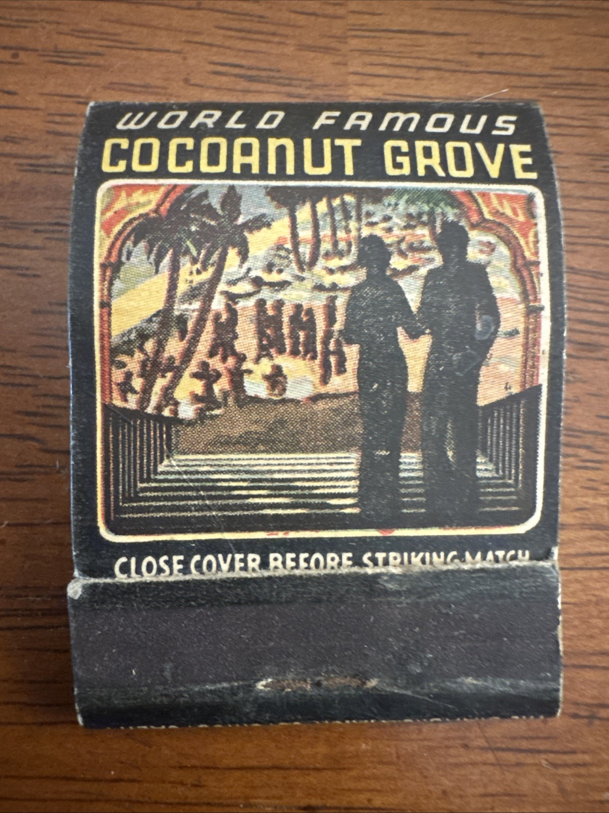 Vintage Coconut Grove Ambassador LA Famous Matchbook 1930-1950s