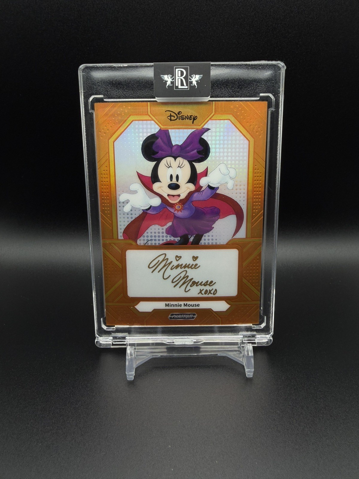 2025 Kakawow Phantom Disney Minnie Mouse #SIO-02 Signature Auto Orange /50