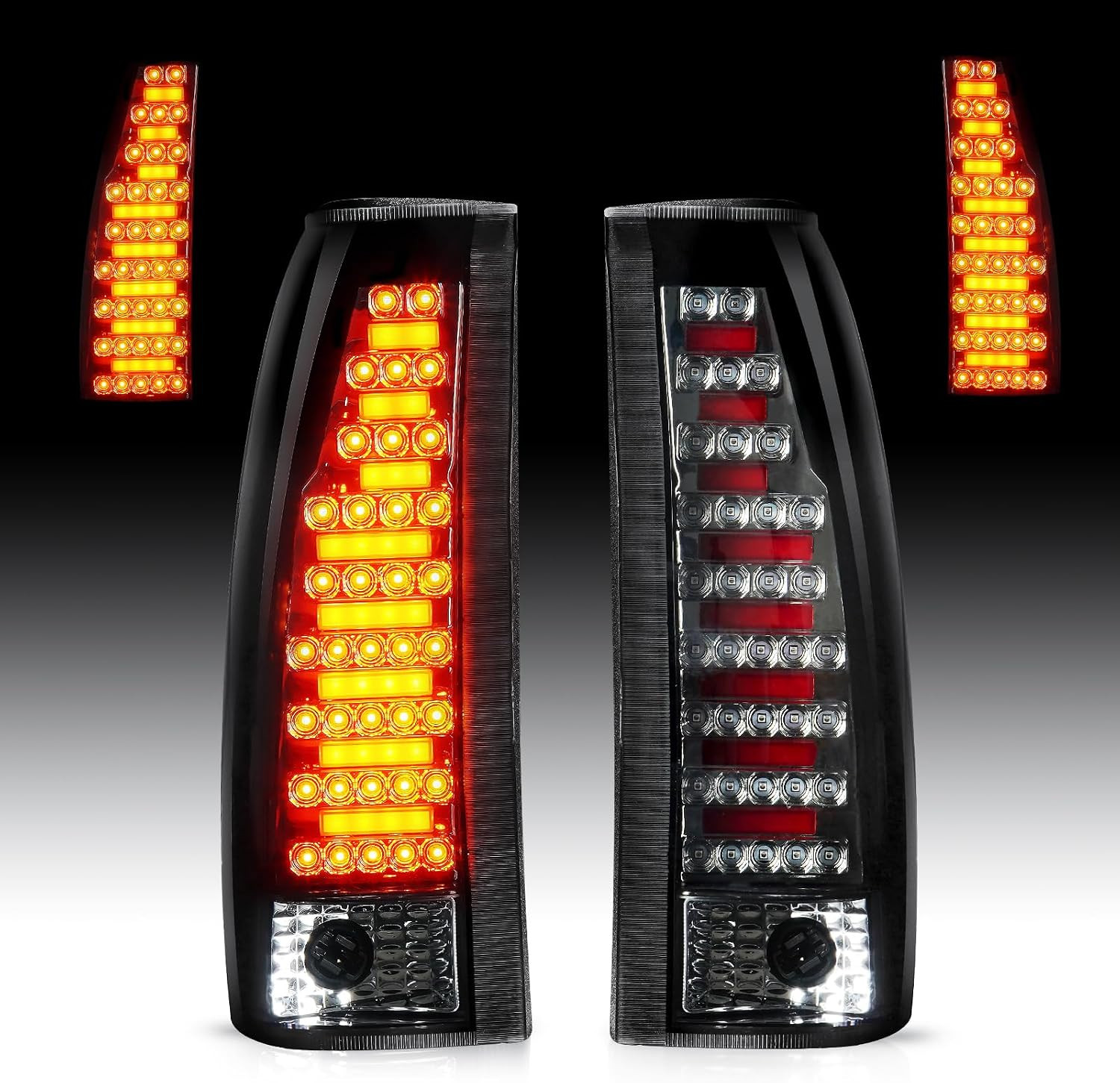 LED Tail Light Assembly Fit for Chevy & GMC C/K 1500 88-99, C/K 2500 3500 88-00,