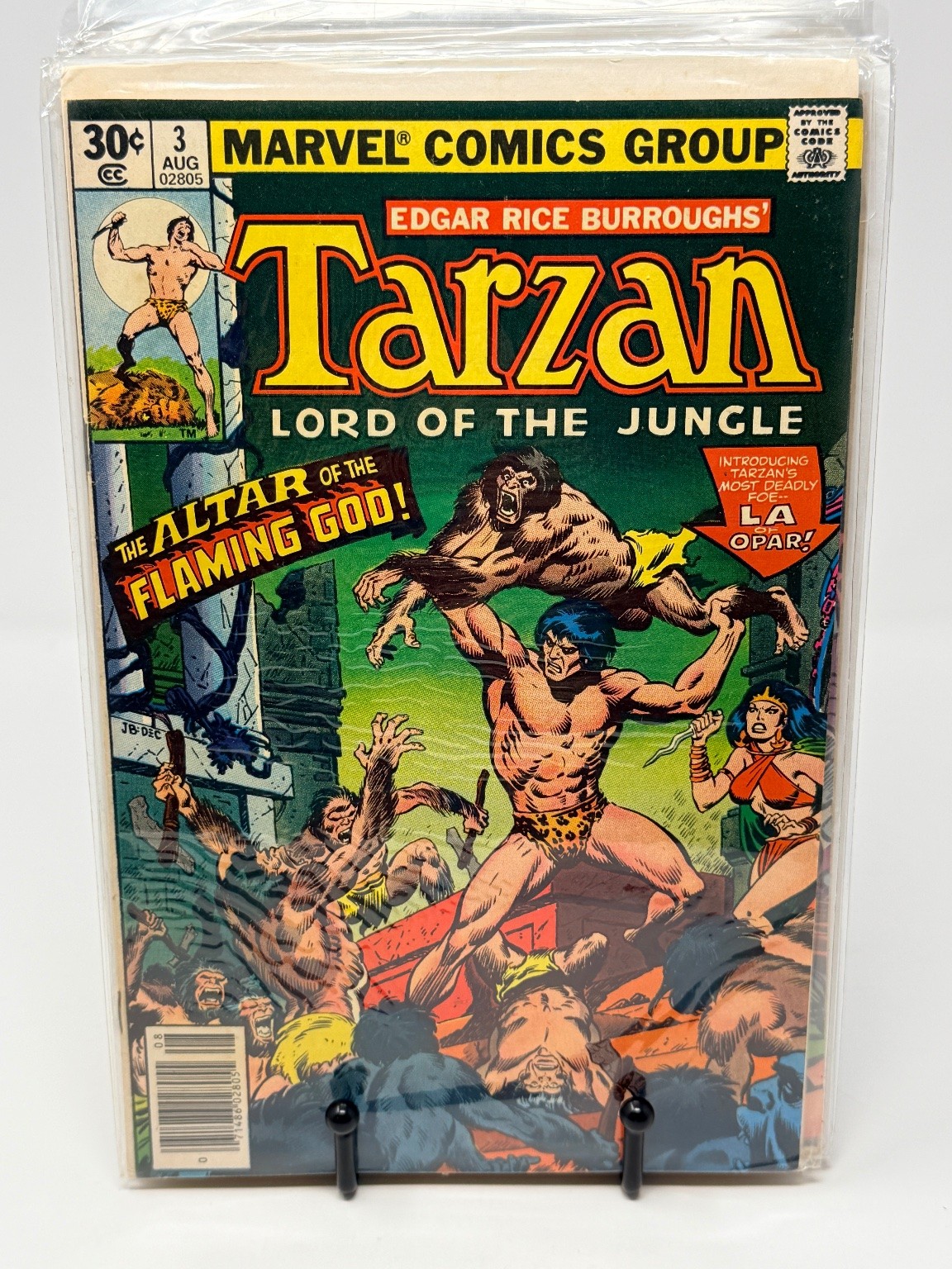 Tarzan Lord of the Jungle #3 Marvel Comics Group Newsstand Bronze Age