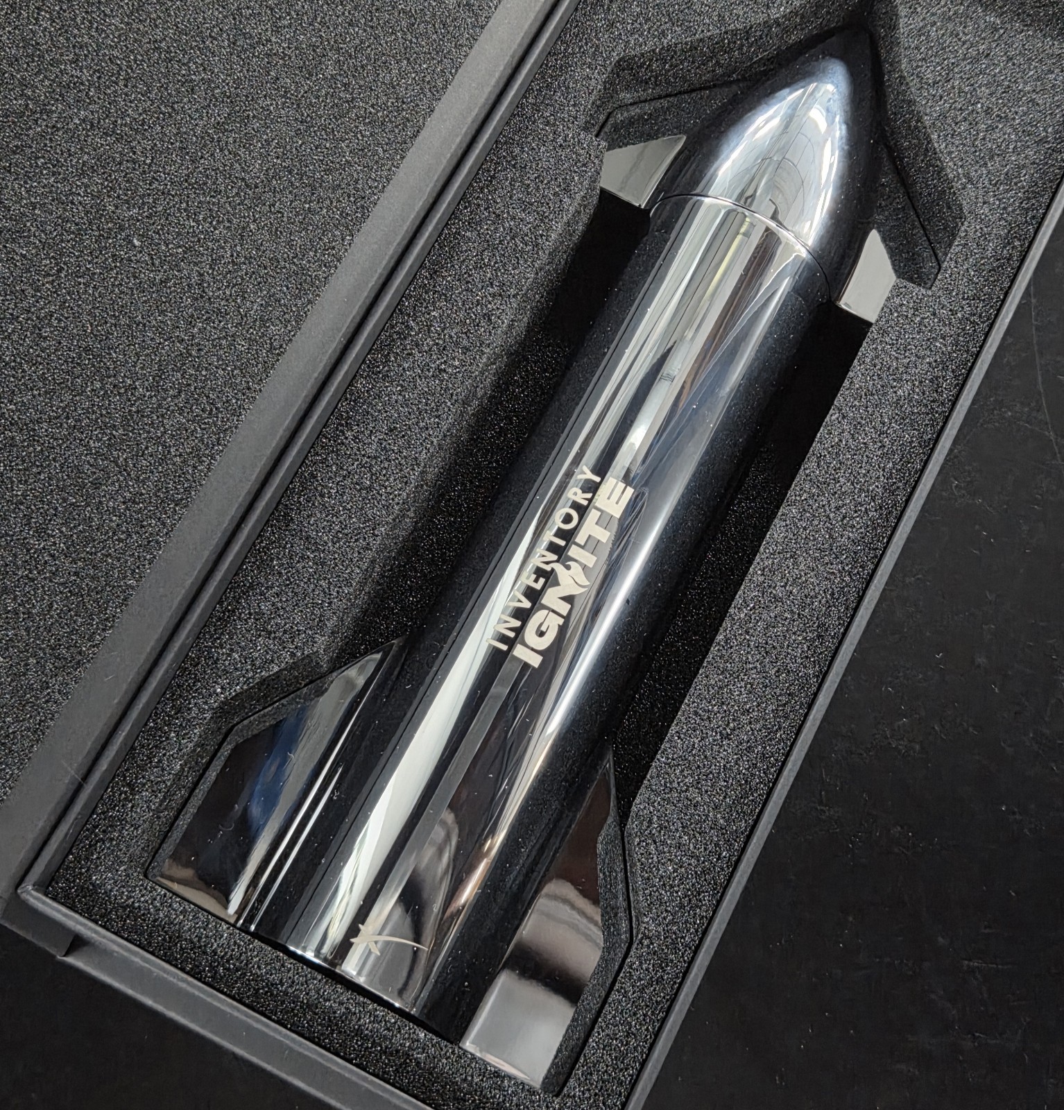 SpaceX Starship Torch 1:200 Rocket Model Butane Lighter - Open Box Never Used