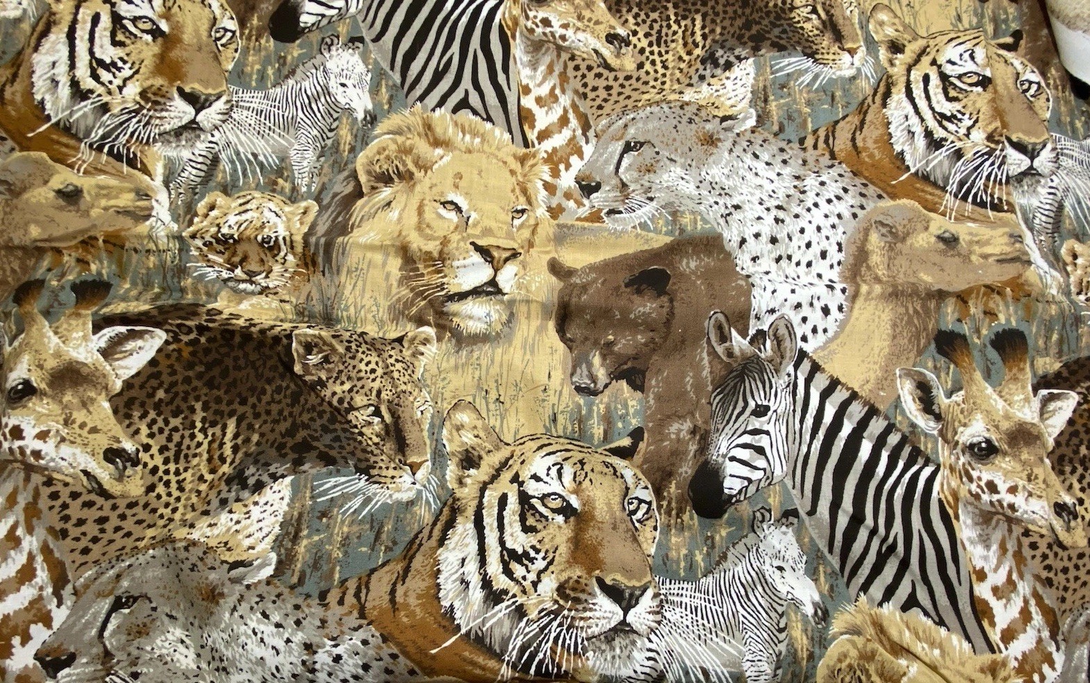 Vintage 70s House N Home Animal Wildlife Jungle Safari Print 45\
